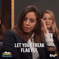 Aubrey Plaza Let Your Freak Flag Fly GIF by truTV’s The Chris Gethard Show