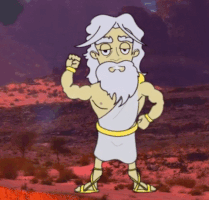 Dab Zeus GIF