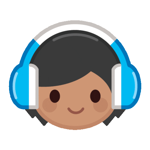 Happy Smiley Face Sticker by BuddyPhones