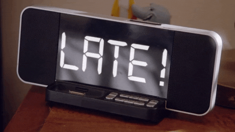 Running Late Alarm Clock GIF by truTV’s Adam Ruins Everything - Find & Share on GIPHY