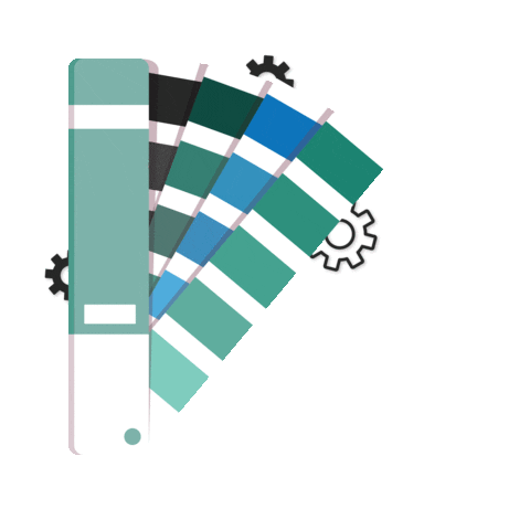 Pantone Sticker by Simplemachine