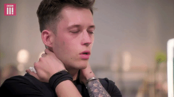 nervous makeup GIF by BBC Three