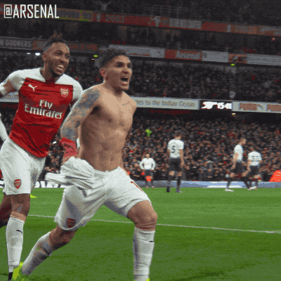 Celebrate Premier League GIF by Arsenal - Find & Share on GIPHY