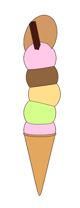 Hungry Ice Cream Sticker by ol-el