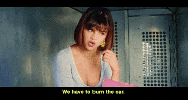 Burn The Car GIF by Selena Gomez