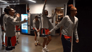 Happy Dance GIF by Washington Mystics