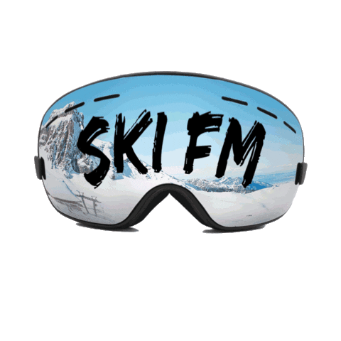 Snow Bluebird Sticker by SKI FM