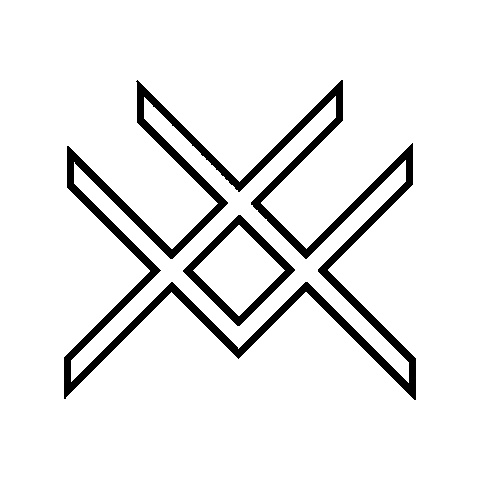 Black Metal Logo Sticker by Rimfrost