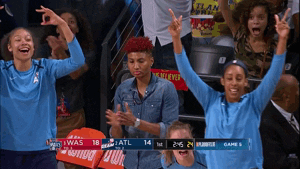 lets go react GIF by WNBA
