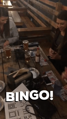 Bingo GIF by Thunder Island Brewing Co