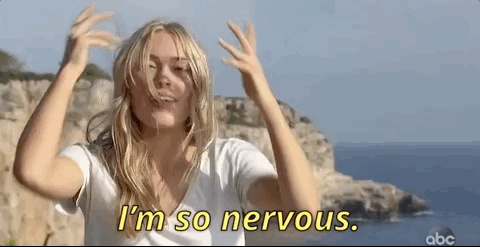 Nervous Episode 12 GIF by The Bachelor - Find & Share on GIPHY
