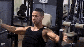 Working Out Jersey Shore GIF by Jersey Shore Family Vacation