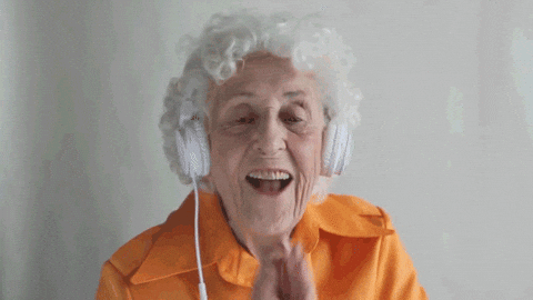 Old Woman Yes GIF - Find & Share on GIPHY