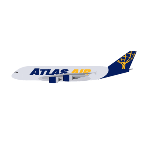Fly Plane GIF by Atlas Air Worldwide