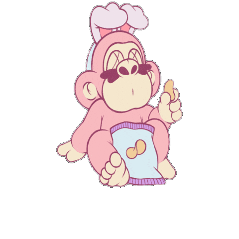 Pink Snacks Sticker