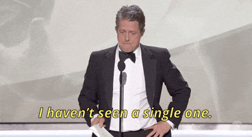 hugh grant i havent seen a single one GIF by SAG Awards