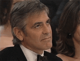 Mad George Clooney GIF