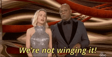 samuel l jackson were not winging it GIF by The Academy Awards
