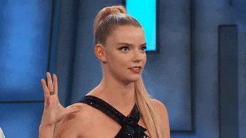 anya taylor joy what GIF by Team Coco