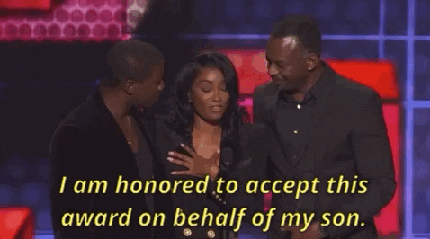 I Am Honored To Accept This Award On His Behalf GIFs - Get the best GIF ...