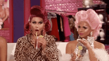 sipping all stars season 4 GIF by RuPaul's Drag Race