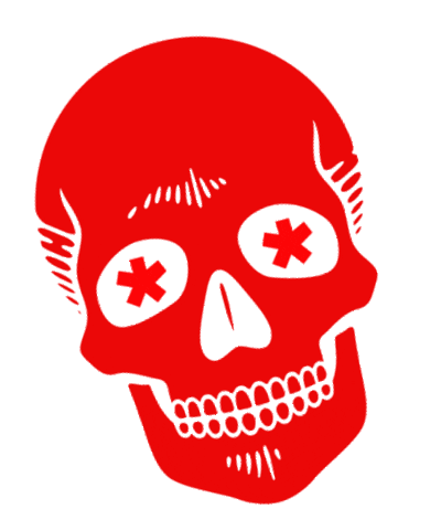 Calavera Sticker by kraneoscpf