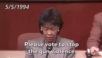 Maxine Waters Gun Violence GIF by GIPHY News