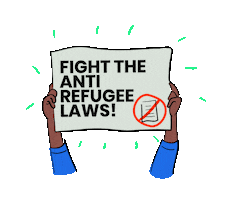 Refugee Action Sticker