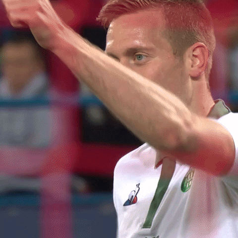 thums up robert beric GIF by AS Saint-Etienne