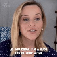 Reese Witherspoon Actors On Actors GIF by PBS SoCal