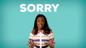 Sorry Not Sorry Wteq GIF by chescaleigh