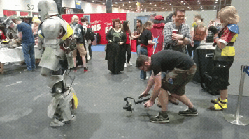Iron Man Filming GIF