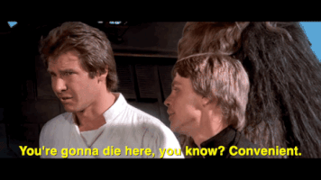 we are going to die here star wars GIF