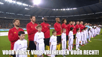 national anthem belgium GIF by Sporza