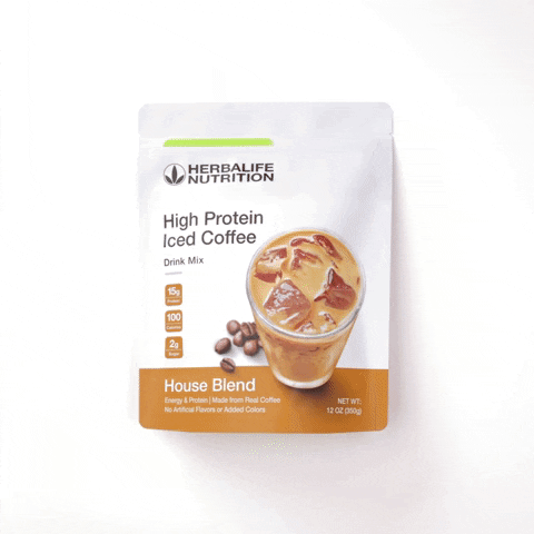 Iced Coffee GIF by Herbalife