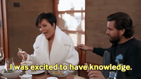 kris jenner knowledge GIF by Bunim/Murray Productions