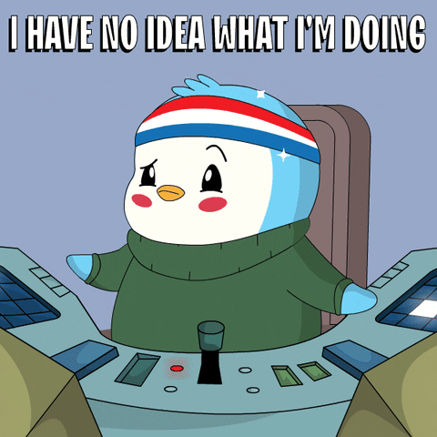 Coding No Idea GIF by Pudgy Penguins