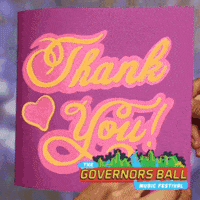 peace thank you GIF by GOVBALL NYC