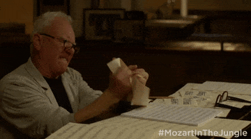 frustrated season 2 GIF by Mozart In The Jungle