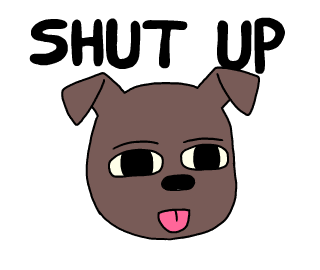 Shut Up Sticker By Jason Clarke For Ios Android Giphy