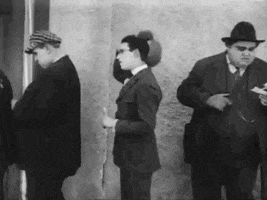 Silent Movie Lines GIF