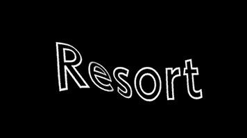 black text GIF by Resort