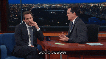 stephen colbert wow GIF by The Late Show With Stephen Colbert