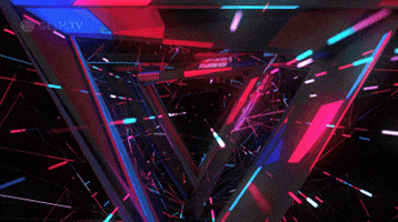 visuals neon vj tunnel vj loop GIF
