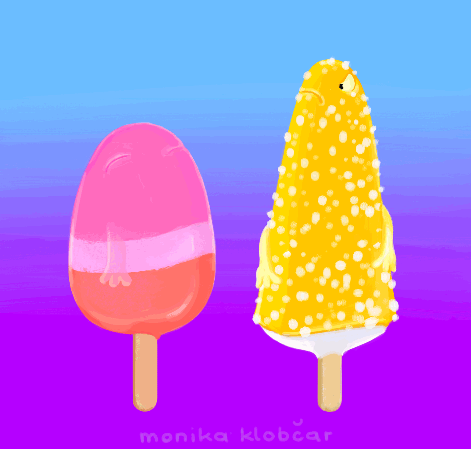 Happy Ice Cream GIF by Monika Klobcar Find & Share on GIPHY