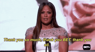 laila ali thanks GIF by BET Awards