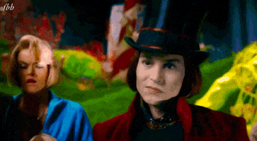fruitbatheaven annoyed johnny depp willy wonka charlie and the chocolate factory GIF