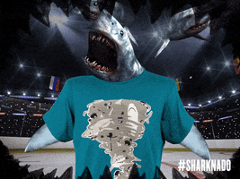 stanley cup sharks GIF by SYFY