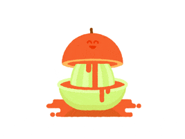Happy Orange Juice GIF by Tony Babel