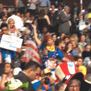 democratic national convention crowd GIF by Election 2016